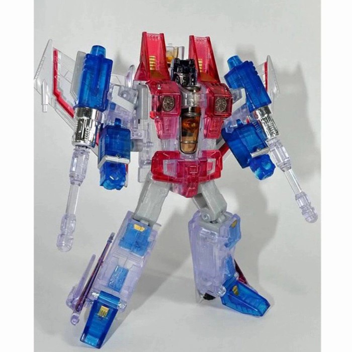 Promo Transformer Starscream Transparent Takara Tomy Deluxe Terbaru