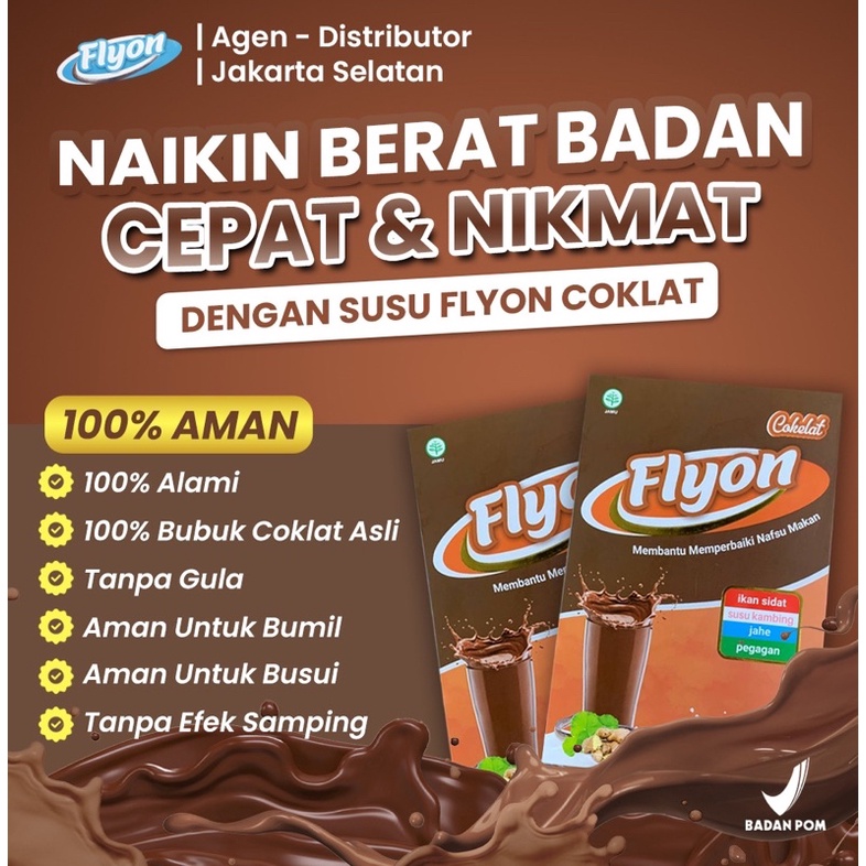 Flyon Susu Penggemuk Badan Penambah Berat Badan