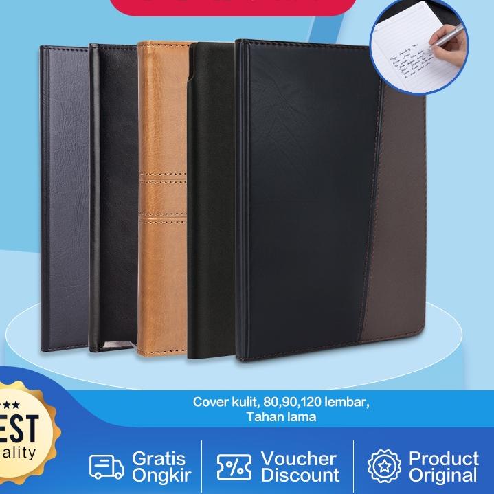 

Promo | KI3 | Deli Notebook Buku Catatan Cover Kulit 80/90/120 Lembar, Terdapat Tali Penutup 790X 791X 799X