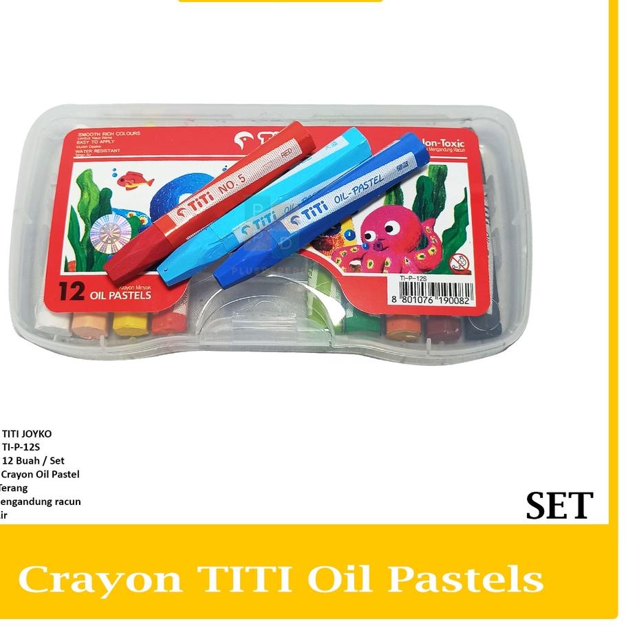 

Promo | HJ6 | TITI - Crayon Minya Oil Pastel 12 Warna - Set