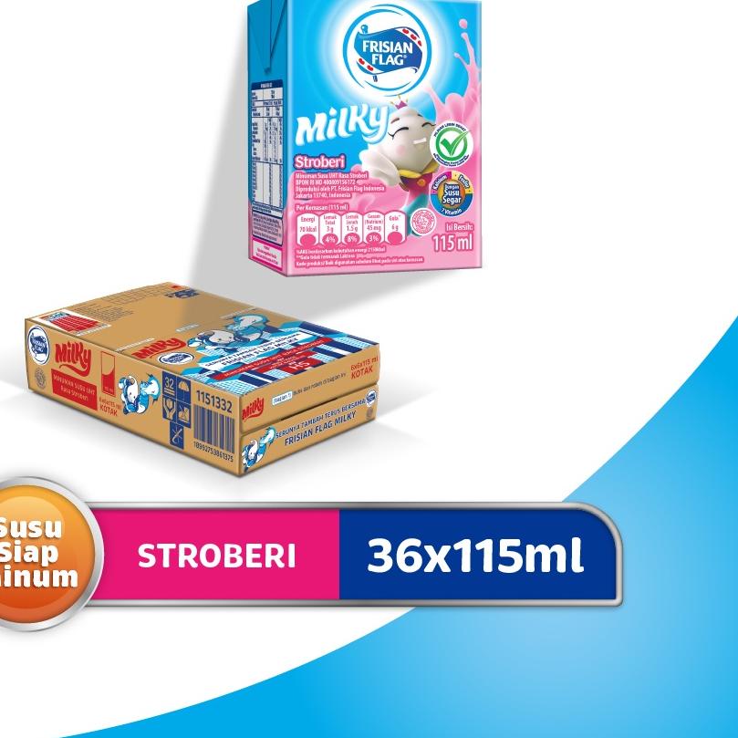 

Termurah | KF7 | Frisian Flag UHT Milky Strawberry 36x115ml