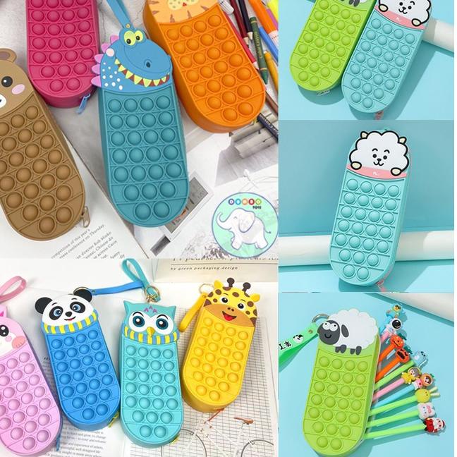 

Promo | KF7 | Tempat Pensil Anak Pop It KOTAK PENSIL POP IT KARAKTER/CASE POP IT UNICORN DINOSAUR BEAR TIGER