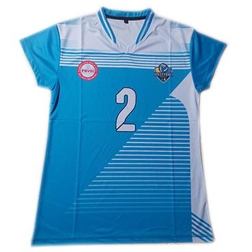 Miliki jersey atasan baju kaos olahraga bola voli putri full perinting