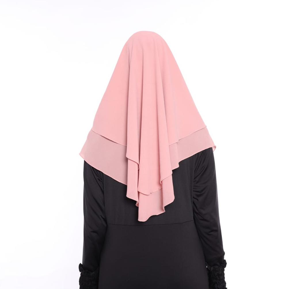 New - Hijab bergo  mini 2 layer ceruti babydol import pet antem (original ) model mini bergo ..