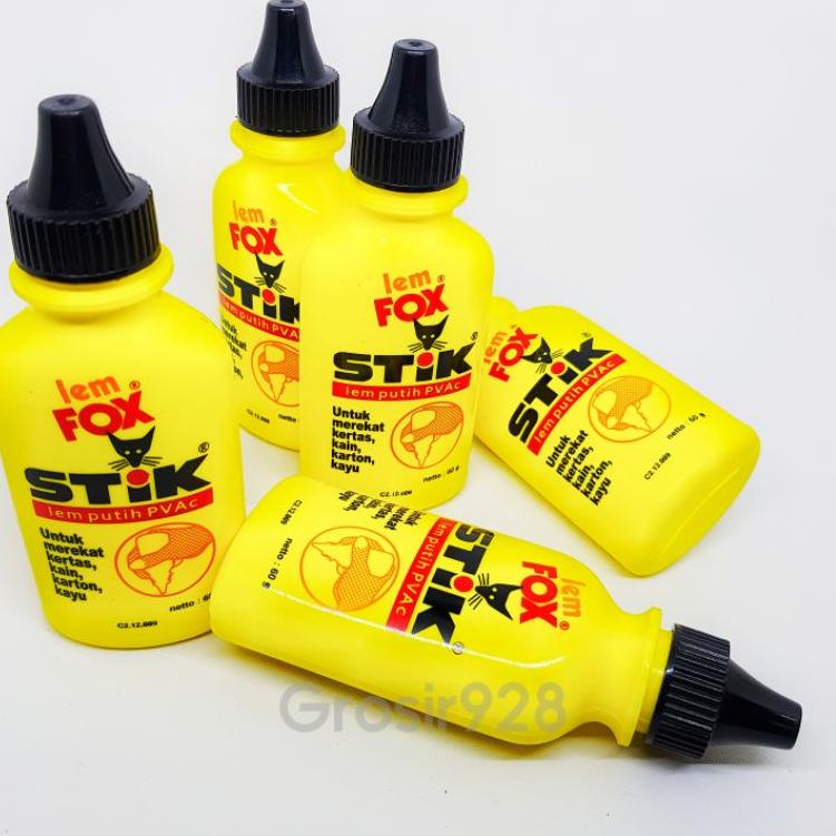 

Musim Promo11.11 Lem Fox Stik / Lem Putih PVAC Botol 60g SFM