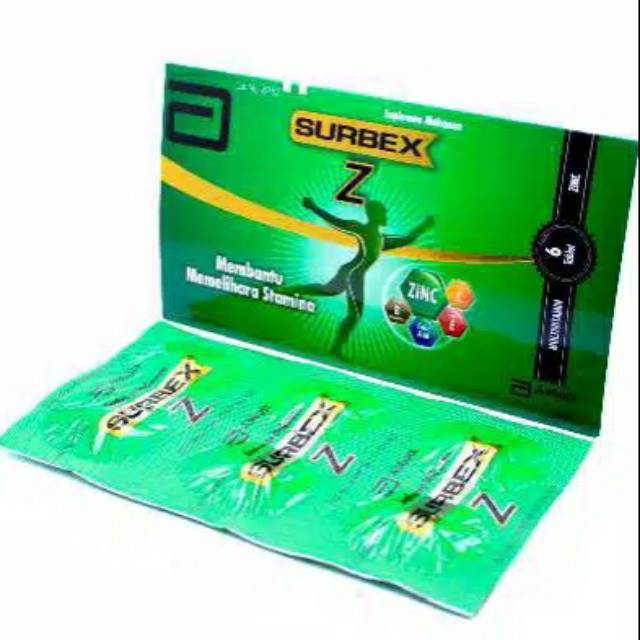 Surbex Z Tablet Vitamin Daya Tahan Tubuh  - 1 Strip@ 6 Tablet