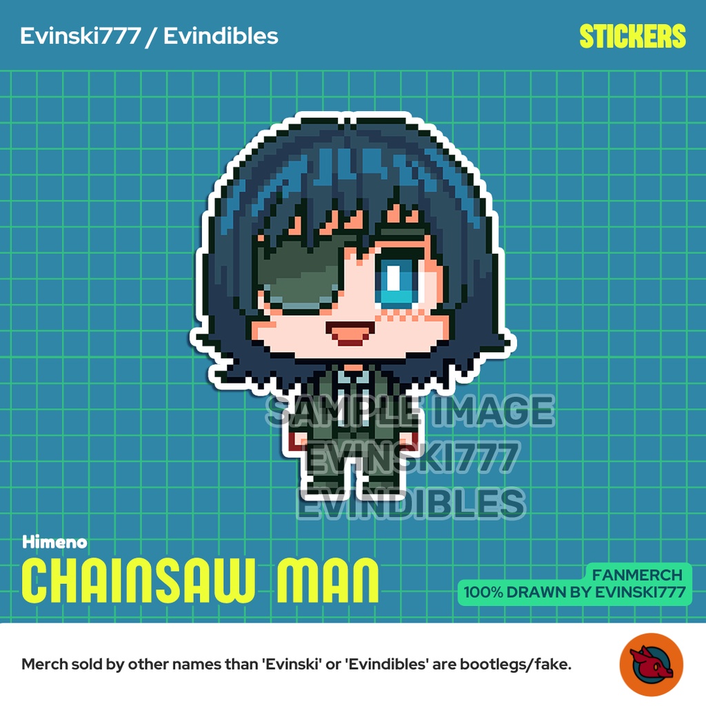 Stiker Sticker - Himeno - Anime Manga Chainsaw Man CSM