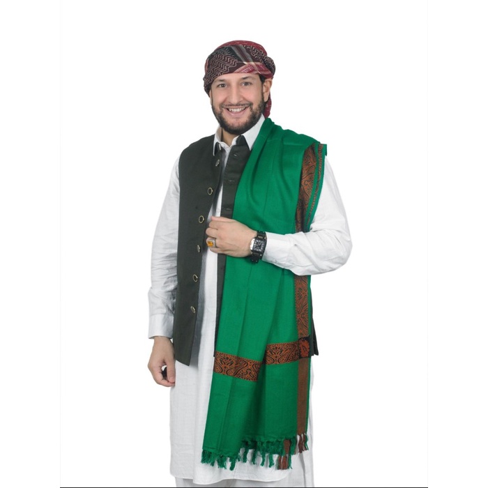 Sorban Sorban kashmiri hijau al shafeda / aslavera / surban haji(W4M7) Sorban Almas Arafat Sorban Ar