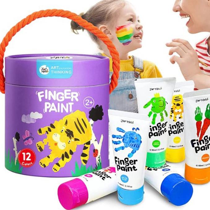 

[KODE 67SBG] Joan Miro FInger Paint Kado Anak Cat Air Set Colors Washable Paint
