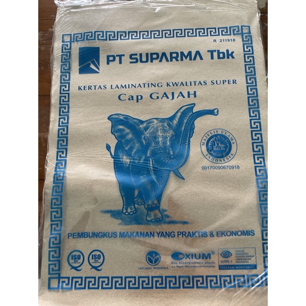 

Kertas Laminating Kualitas super / kertas bungkus ukuran 25x35cm isi 250pcs