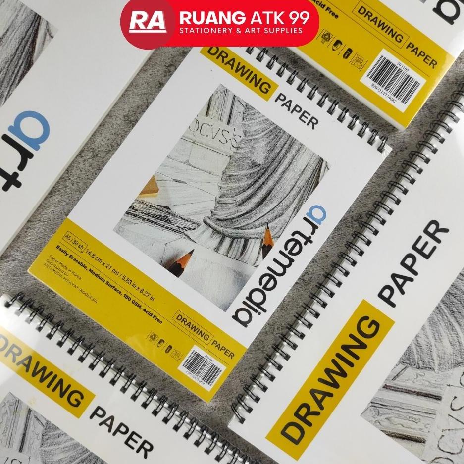 

Now Mall Artemedia Sketch Book Buku Gambar Buku Sketsa Artemedia Drawing Wire Bound Sketchbook A3/A4/A5 285⛤