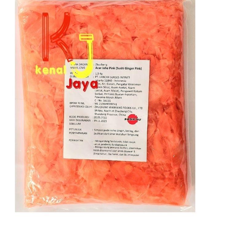 

12.12 FLASH SALE Sushi Ginger pink/ Gari pink / Acar Jahe 1,5kg serbuuu !