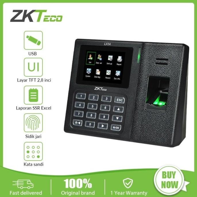 ZKTeco Mesin Absensi Sidik Jari LX14 USB ---READY---