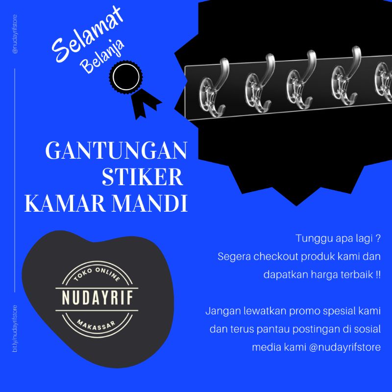 P.12_Gantungan Stiker Kamar Mandi