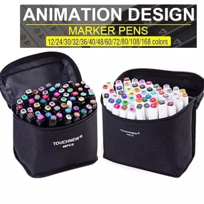 

TouchFive Marker 30 PCS / Twin Marker Sketsa Drawing /Animation Sketsa