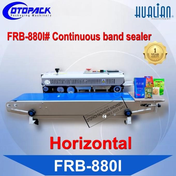 FRB-880I/FRB-880II CONTINUOUS BAND SEALER MESIN SEGEL PLASTIK HUALIAN ---READY---