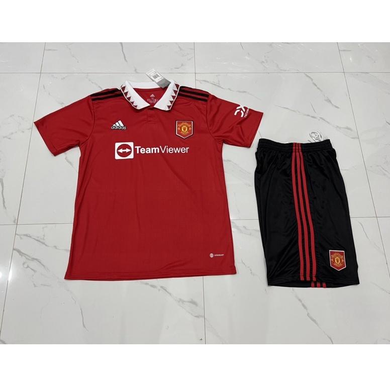 [KODE ZQDG0] BAJU BOLA JERSEY MU HOME 2022 2023 JERSEY BOLA + CELANA GRADE ORIGINAL
