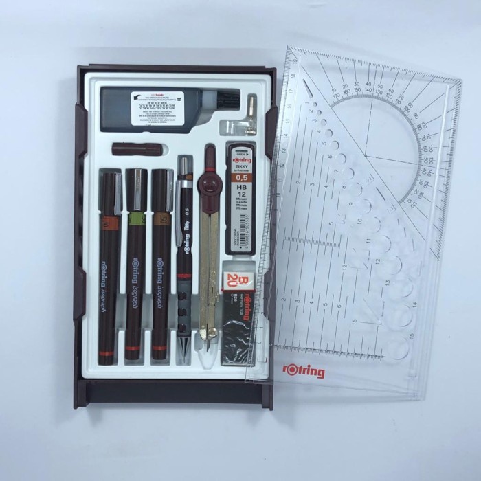 

Terlaris Rotring Isograph Col Set 01/03/05