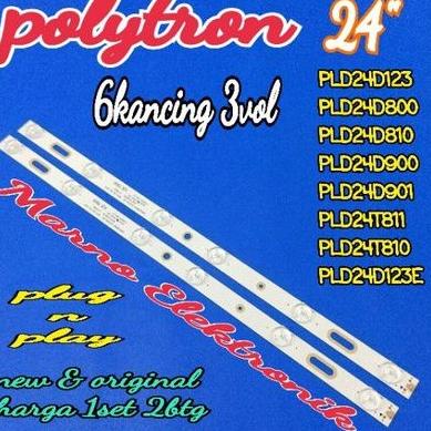 12.12 HARGA GROSIR LAMPU BL BACKLIGHT LED TV POLYTRON 24IN PLD24D123 PLD 24D123 PLD24D800 PLD 24D800
