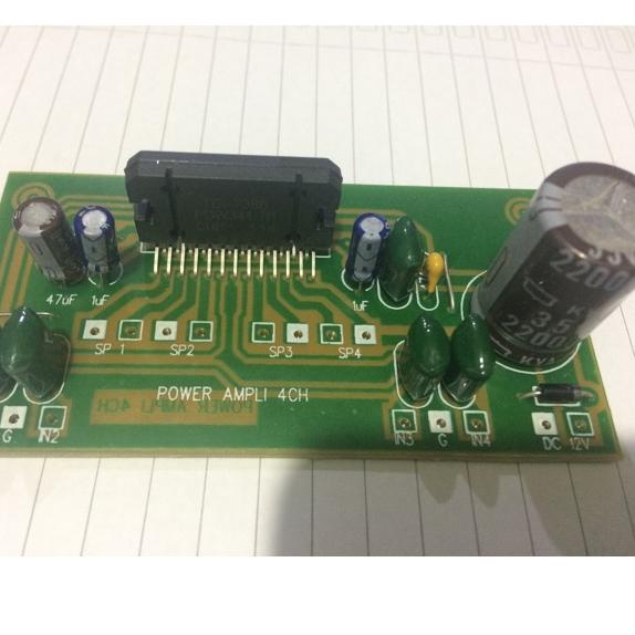 Original POWER AMPLI BTL TDA7386 / TDA7388 / TDA7560 Tanpa heatsink 