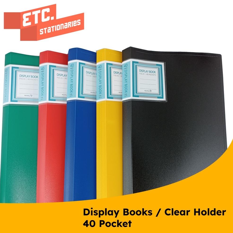 

PROMOSI !! Penpal Display Book / Document Keeper / Clear Holder 40 Pockets PL-814 [KODE 252]