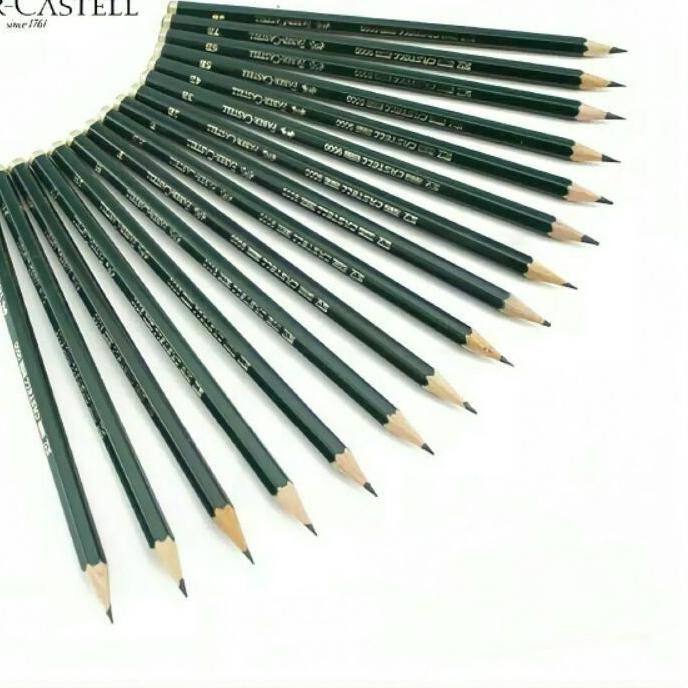 

6.6 Sale | KI3 | Pensil Kayu Faber Castell Lengkap B, 2B, 3B, 4B, 5B, 6B, 7B, 8B, F, HB, 2H, 3H, 4H, 5H, 6H