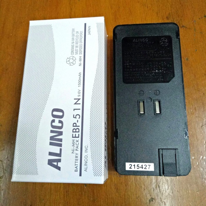 BATTERY HT ALINCO DJ-195/DJ-196/DJ-596 EBP-51N NIMH ORIGINAL TERBARU