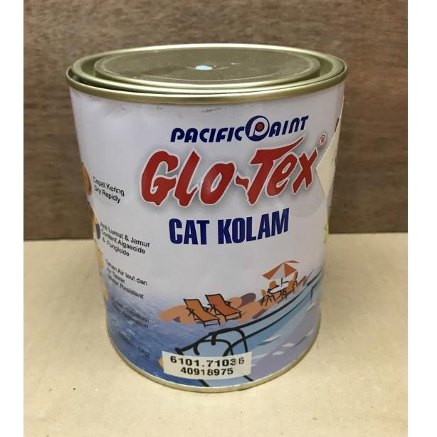 

[PRODUK-NDDH752] CAT KOLAM GLOTEX BIRU ATAU PUTIH 1KG / KOLAM IKAN RENANG BERENANG BAK AIR Produk