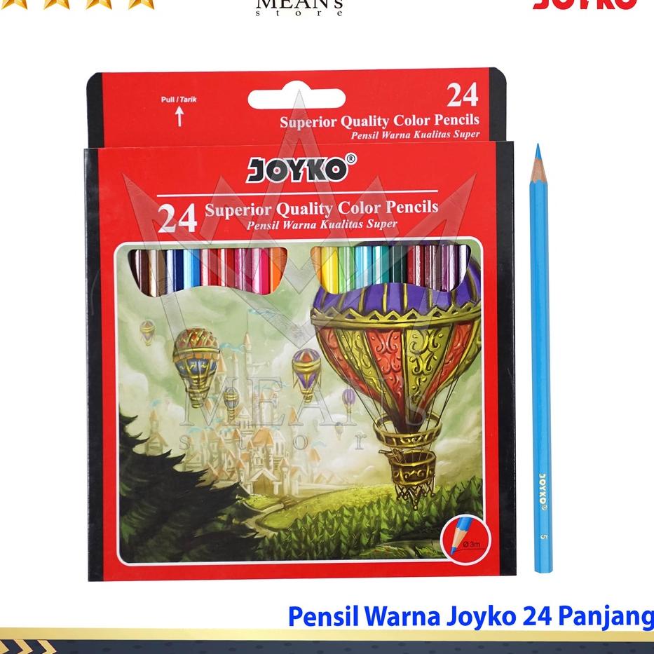 

rxmg -97 Pensil Warna Joyko CP-101 24 Panjang / Colour Pencil CP101 / Mewarnai NAR