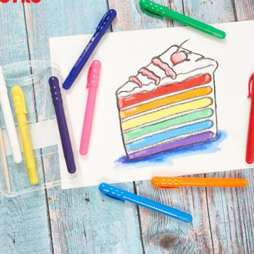 

➥4BS6-D JOYKO SILKY CRAYON 12 COLOURS / KRAYON PUTAR JOYKO 12 WARNA SLC-A-12 MURAH BERKUALITAS 841⛦