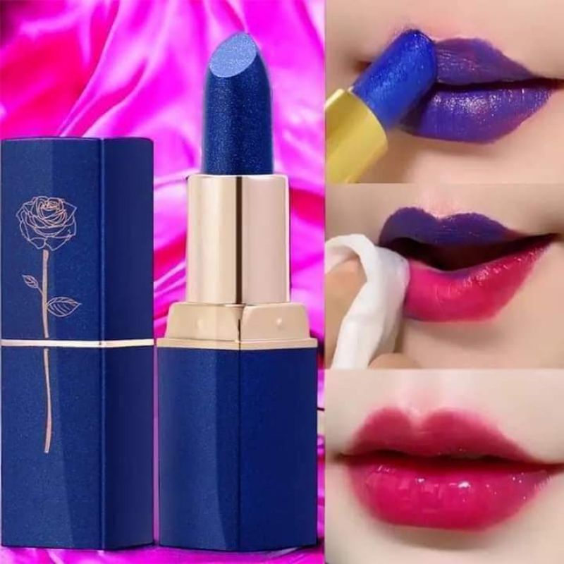 lipstik magic lipstik biru lipstik lexscoco lipstik viral