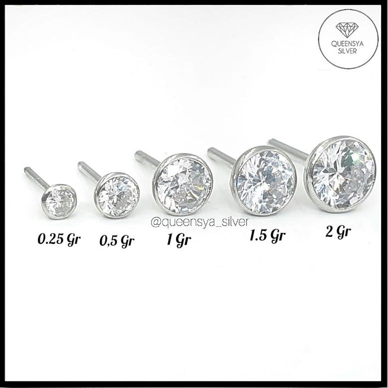 [KODE P6BUK] Anting Korea Anting Tusuk Anting Pria Wanita Perak Silver Asli 925 Model MATA BURUNG La