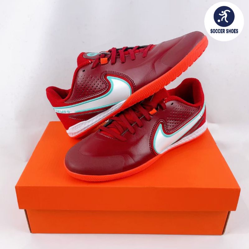 Sepatu Futsal Nike Tiempo Legend 9 Academy Red Blueprint IC