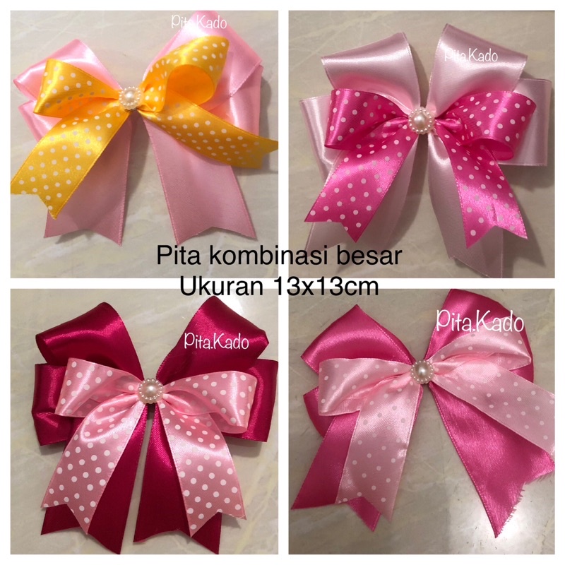 

pita kado kombinasi besar Pink