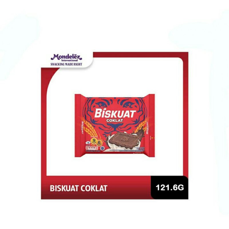 Biskuat Biscuit Energi Extra Coklat 121.6G