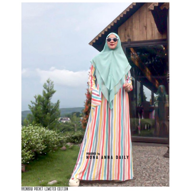 RAINBOW POCKET GAMIS BY NONA ANNA DAILY