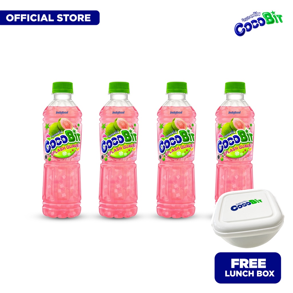 

Fruitamin Cocobit Guava 350 ml x 4 pcs Free Lunch Box