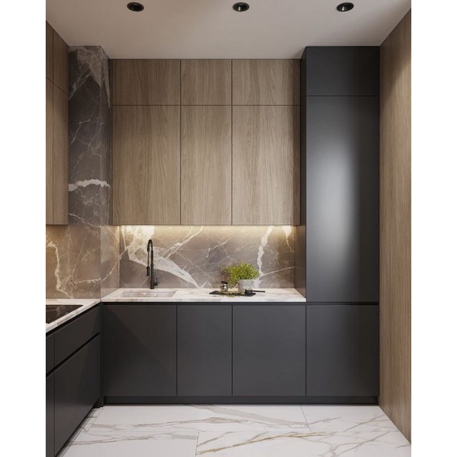 FURNITURE KITCHEN SET HPL MINIMALIS, FURNITURE CUSTOM, LEMARI DAPUR, RAK GANTUNG