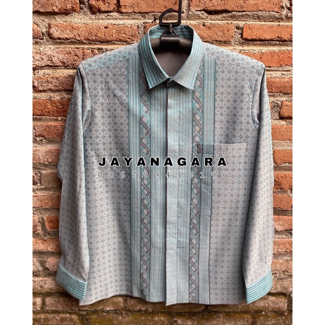Kemeja Tenun Jayanagara Original Handwoven 047