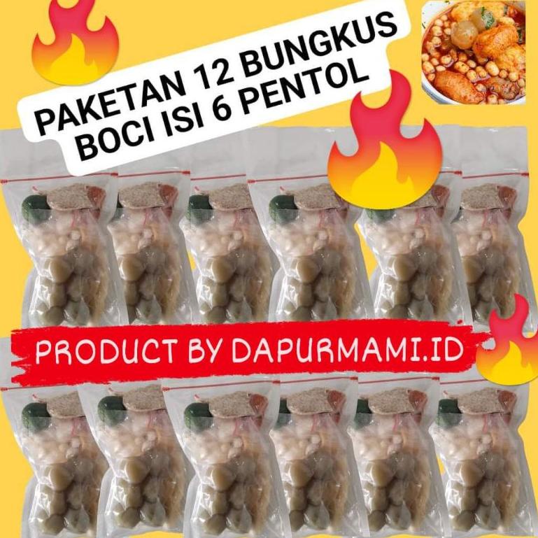 

♠ PAKET BASO ACI 12 BUNGKUS ISI 6 PENTOL