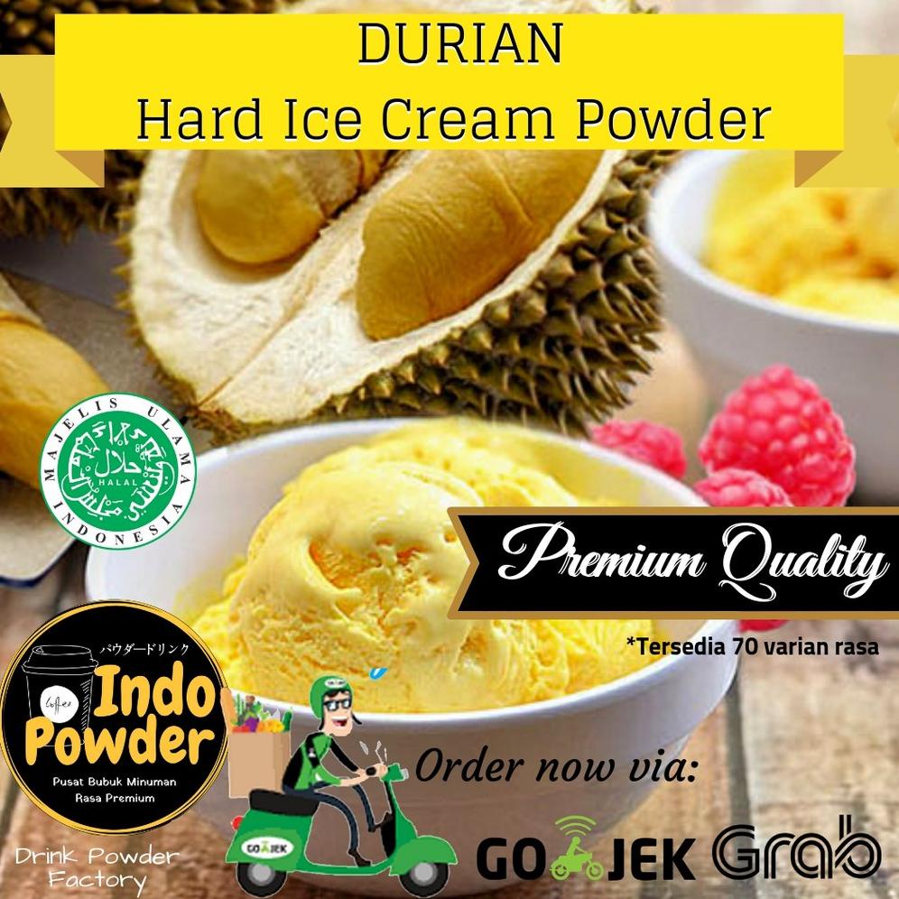 

COD✔️ Bubuk ICE CREAM rasa DURIAN 1Kg - Bubuk es Krim rasa Durian 1Kg