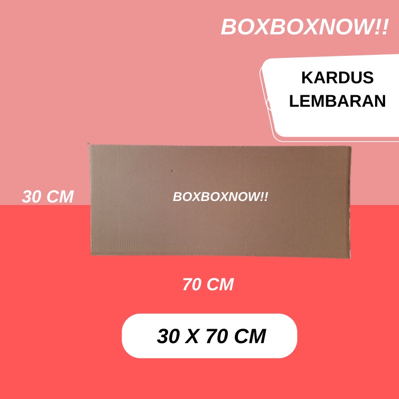 

KARDUS KARTON COKLAT LEMBARAN BUNGKUS KADO HAMPERS SHEET 30 X 70 CM