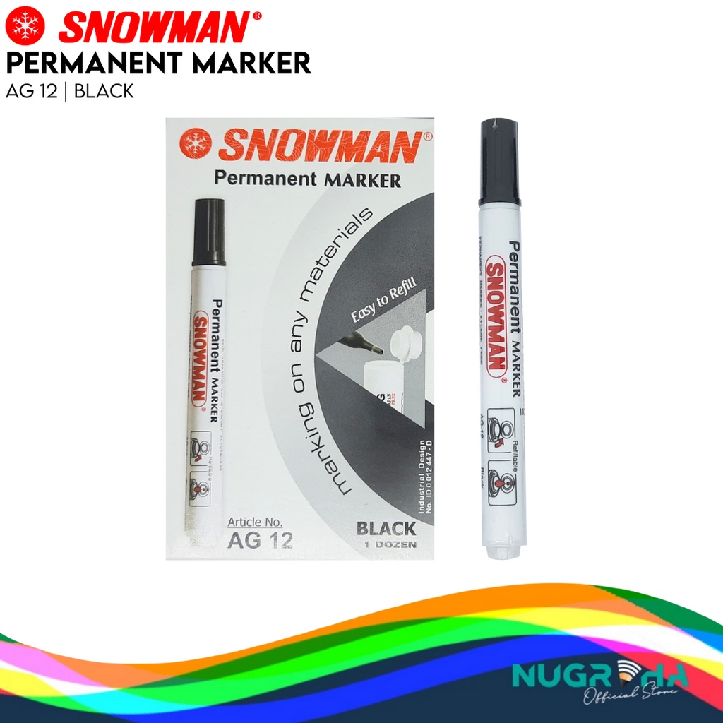 

Spidol Permanen / Permanen Marker Snowman AG-12