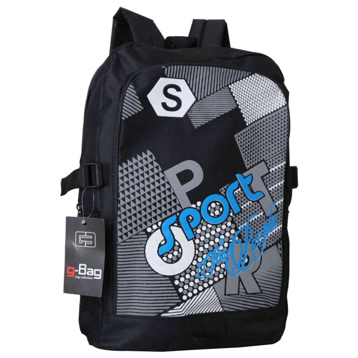 Tas Anak Tas Gendong Anak Laki Laki Sekolah Tk Paud Sd Backpack List Biru Bagus B3K5 estetik motif K