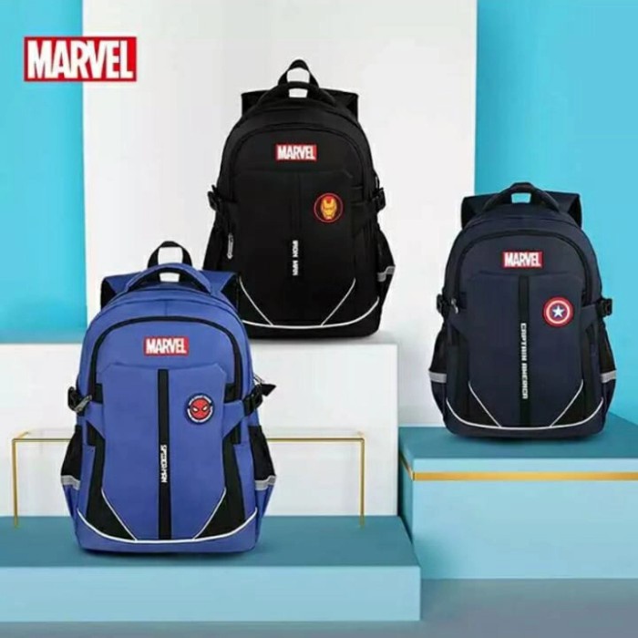 Tas Sekolah Tas Gendong Anak Hitam T1V4 Best Seller Murah Lucu viral aesthetic Promo Termurah motif 