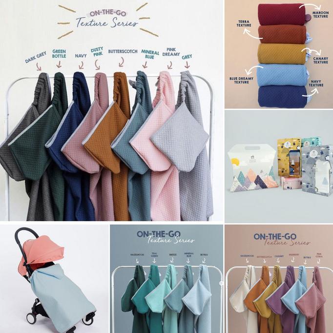 Maison Elmesa On The Go Blanket - OTG Selimut Anak Bayi Topi Hood
