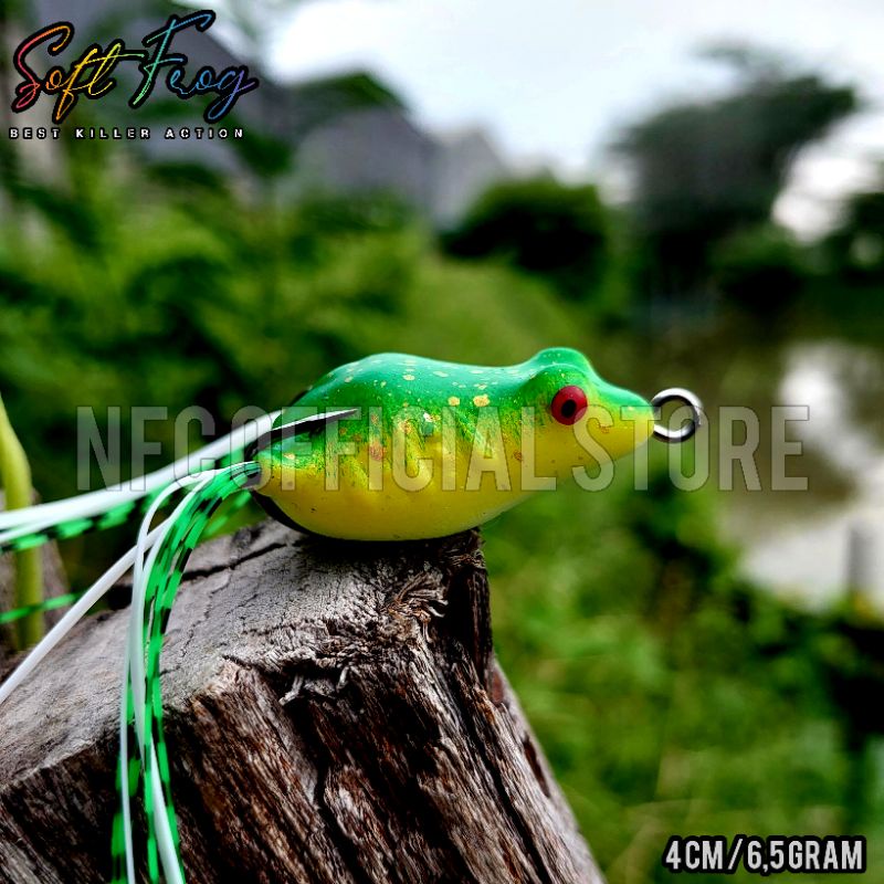 Soft Frog KILLER 4 cm 6,5 gram LONG CAST Spesialis Medium Up