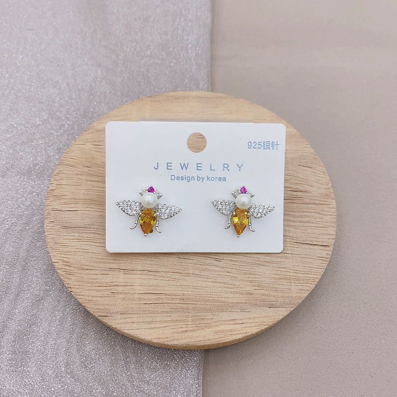 Anting Silver925 Full mata anting silver Anti Karat anti alergi anting premium berlian kilap 055