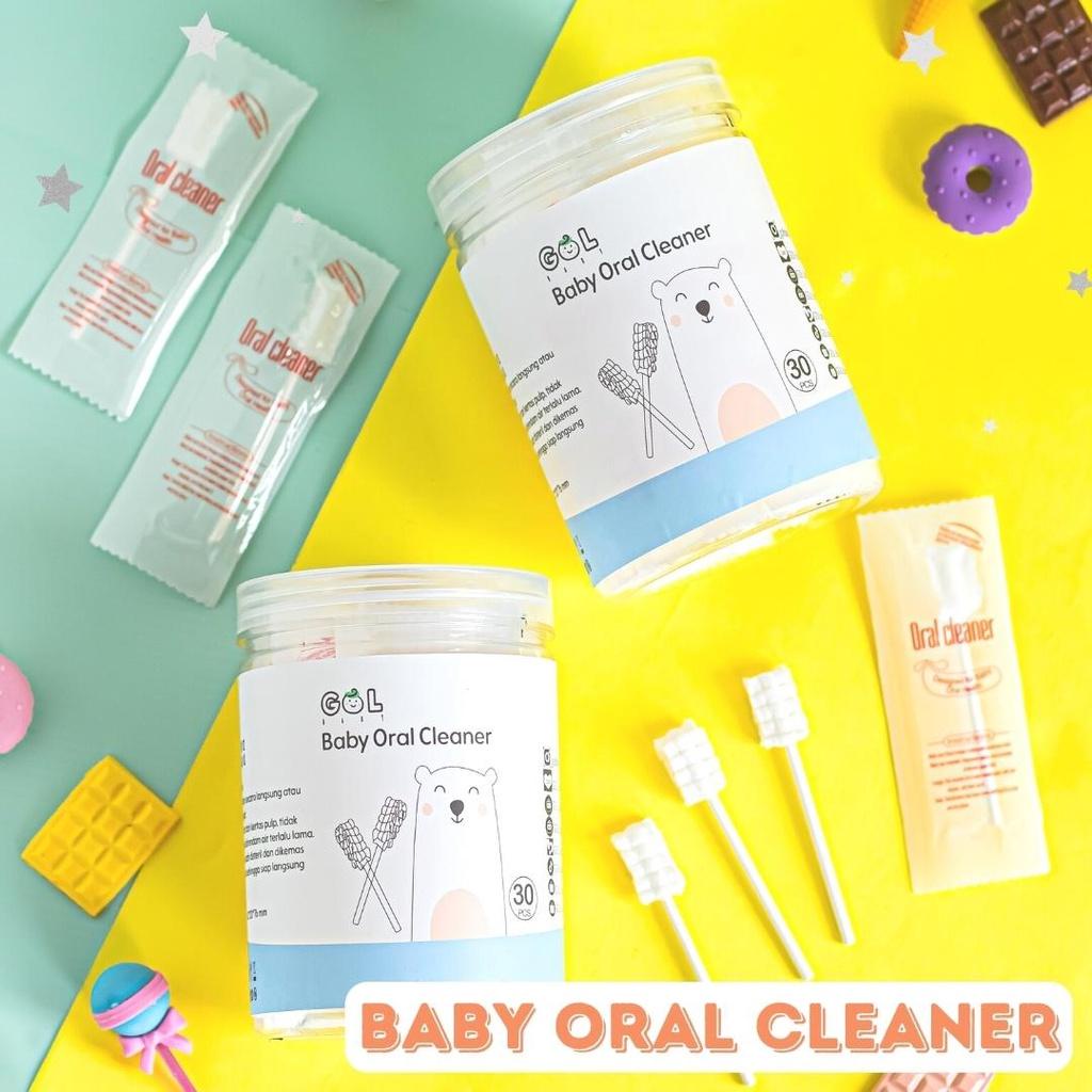 GOL Baby Oral Mouth Cleaner Kain Kasa Kassa Kapas Gauze Batang Tongkat Stik Stick Sikat Pembersih Le