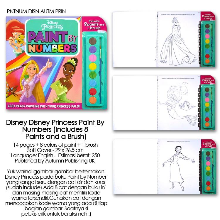 

[Autumn] Disney Princess Paint By Numbers (Includes 8 Paints and a Brush)